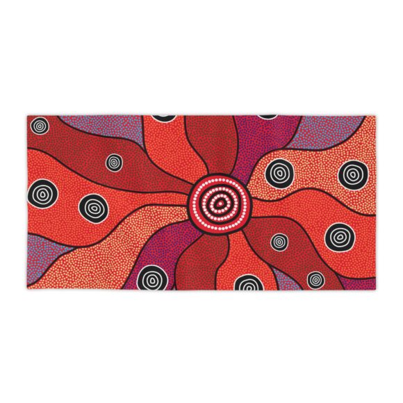 Vibrant Coral Reef Beach Towels – Central Lands - Image 10