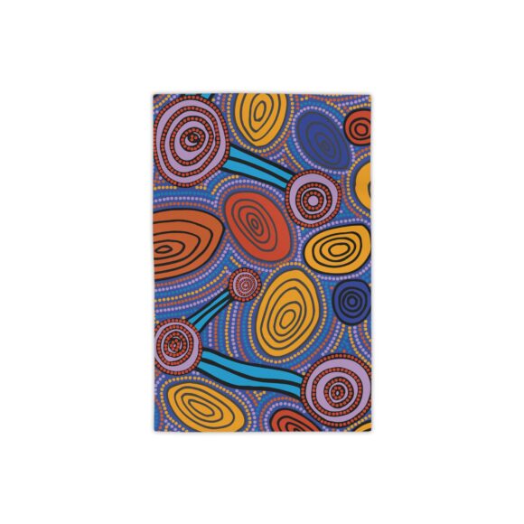 Vibrant Coral Reef Beach Towels – Skipping Stones (p)