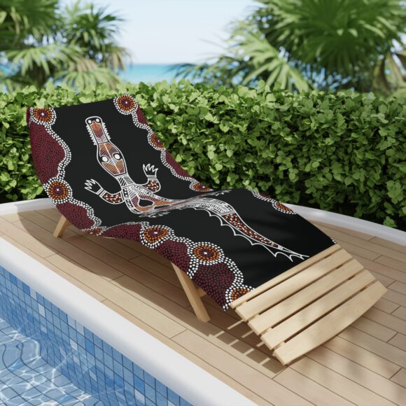 Vibrant Coral Reef Beach Towels – Crocodile - Image 12