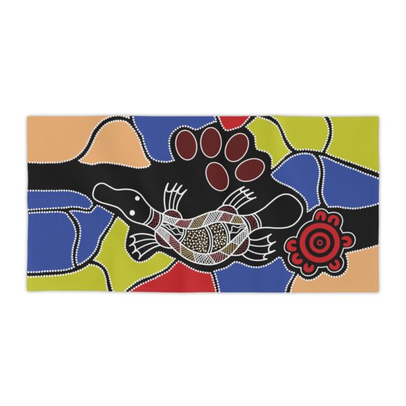 Vibrant Coral Reef Beach Towels – Platypus Dreaming - Image 10