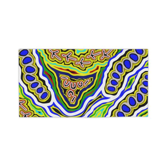 Vibrant Coral Reef Beach Towels – Emu Dreaming - Image 6