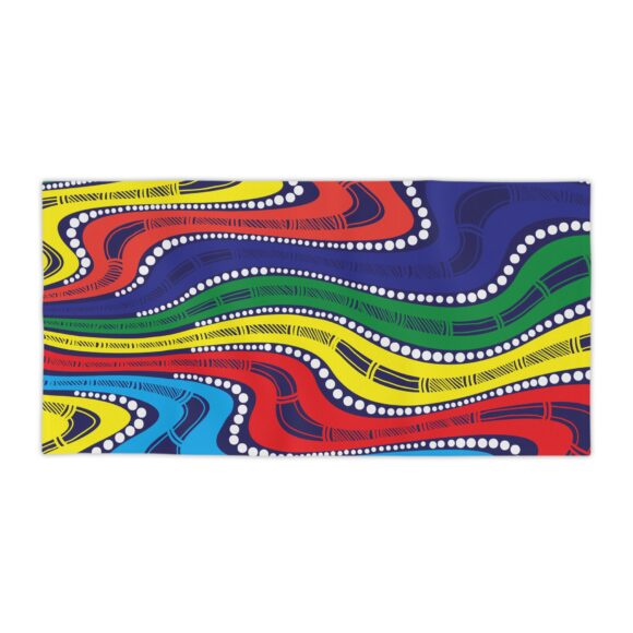 Vibrant Coral Reef Beach Towels – Groovy - Image 10