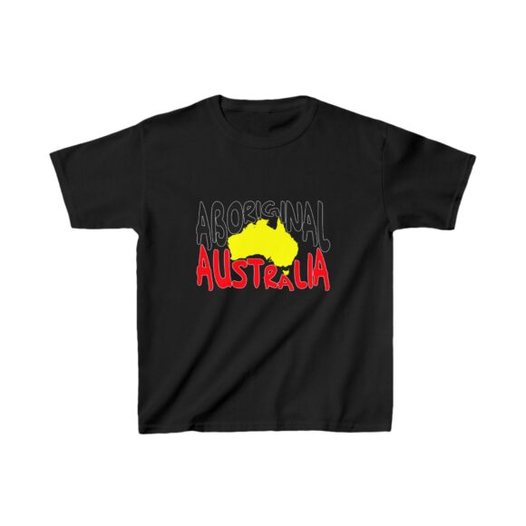 Kids Heavy Cotton Tee - Aboriginal Australia