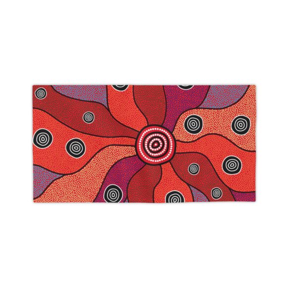 Vibrant Coral Reef Beach Towels – Central Lands - Image 6