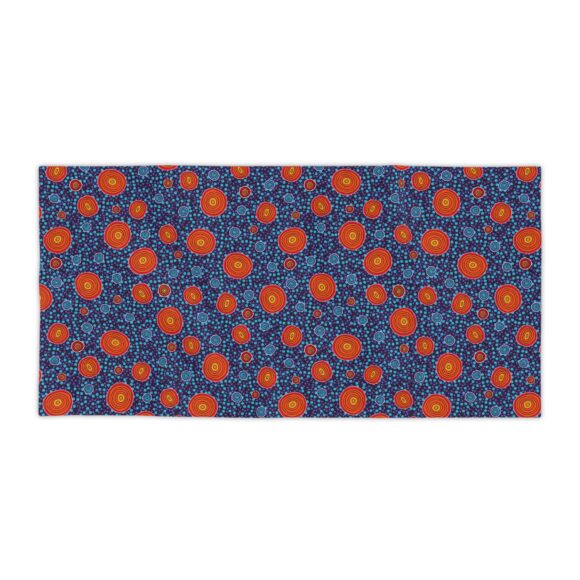 Vibrant Coral Reef Beach Towels – Rain Drops - Image 10