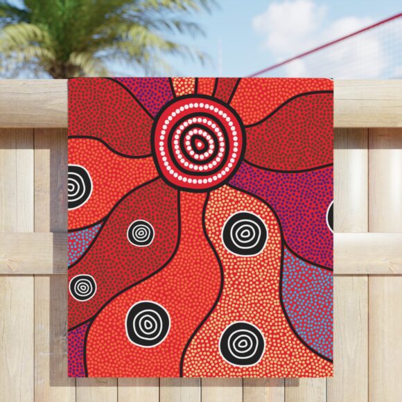 Vibrant Coral Reef Beach Towels – Central Lands - Image 11