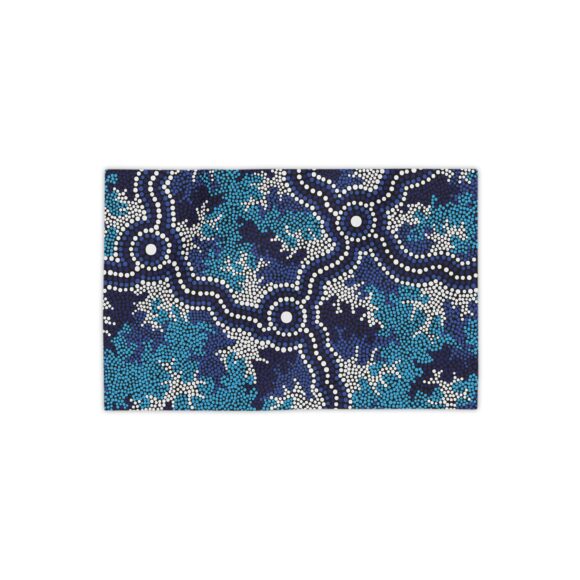 Vibrant Coral Reef Beach Towels – Wetland Dreaming Blue - Image 2