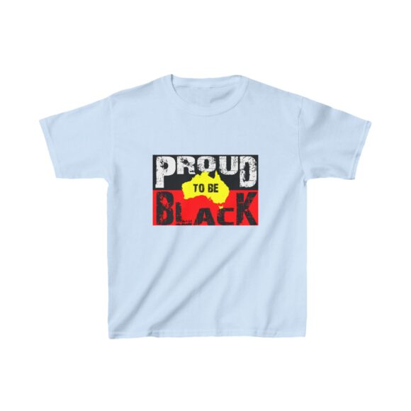 Kids Heavy Cotton Tee - Proud to be black - Image 7