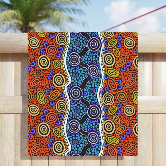 Vibrant Coral Reef Beach Towels – The River - Image 11