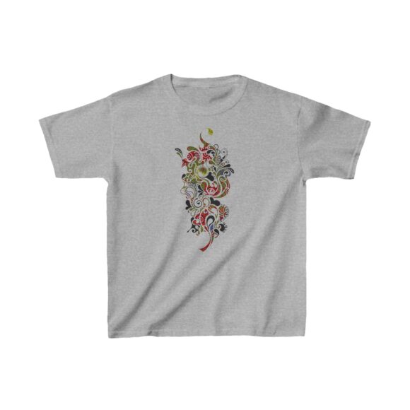 Kids Heavy Cotton Tee - Paisley Conections - Image 5