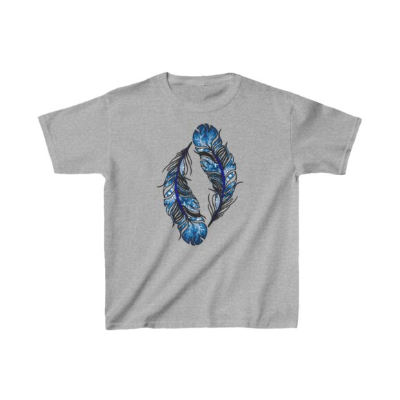 Kids Heavy Cotton Tee - Feather - Image 5