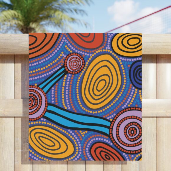 Vibrant Coral Reef Beach Towels – Skipping Stones (p) - Image 11