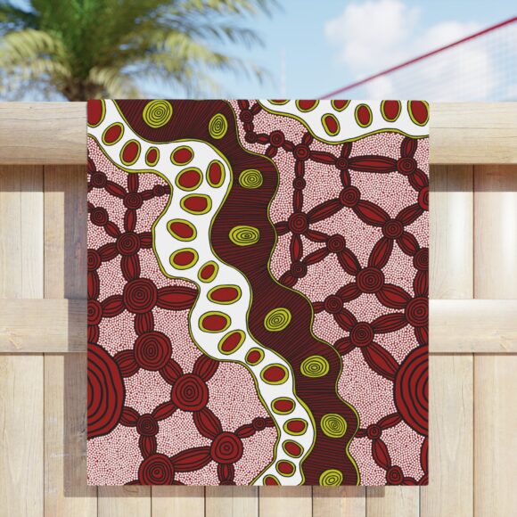 Vibrant Coral Reef Beach Towels – Dry Lands - Image 11