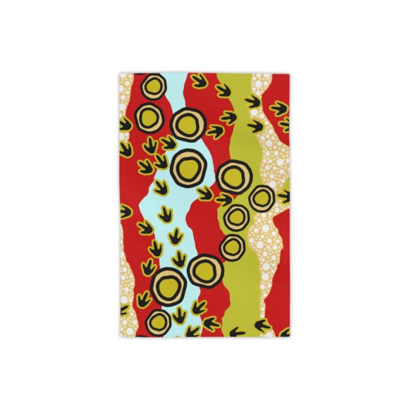 Vibrant Coral Reef Beach Towels – Emu Tracks 2