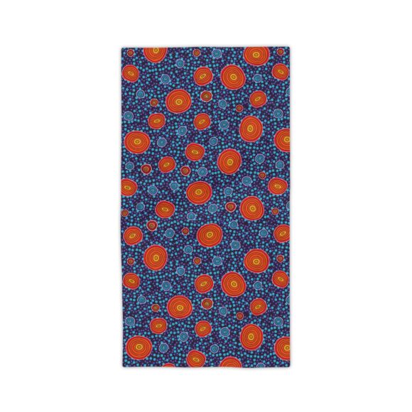 Vibrant Coral Reef Beach Towels – Rain Drops - Image 5