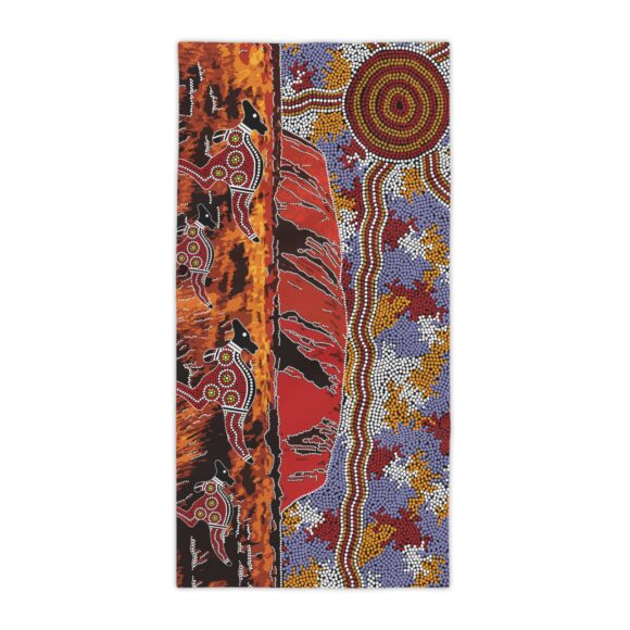 Vibrant Coral Reef Beach Towels – Uluru - Image 9