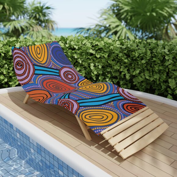 Vibrant Coral Reef Beach Towels – Skipping Stones (p) - Image 12