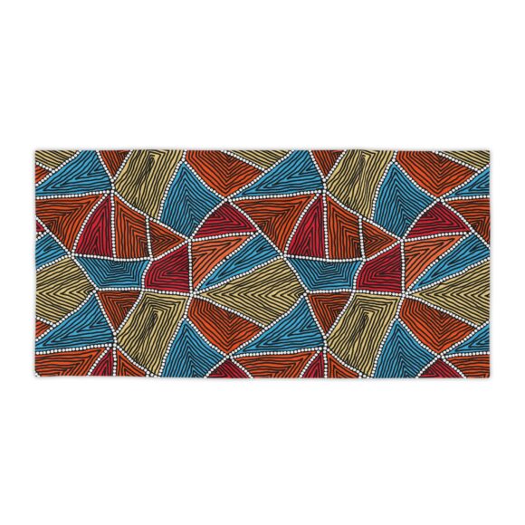 Vibrant Coral Reef Beach Towels – Farm Lands colour - Image 10