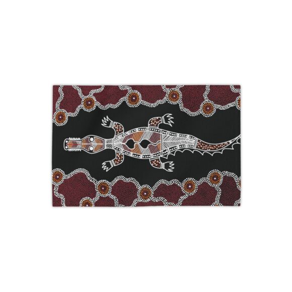 Vibrant Coral Reef Beach Towels – Crocodile - Image 2