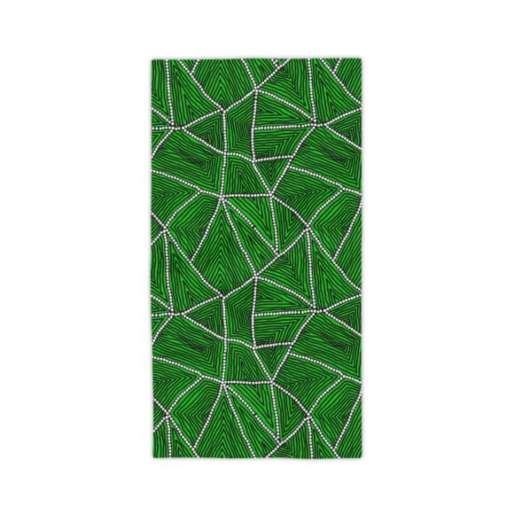 Vibrant Coral Reef Beach Towels – Farm Lands green - Image 5