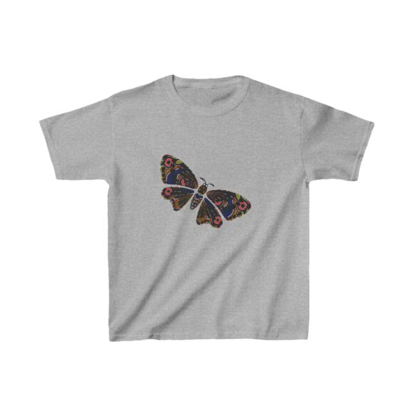 Kids Heavy Cotton Tee - Butterfly - Image 5