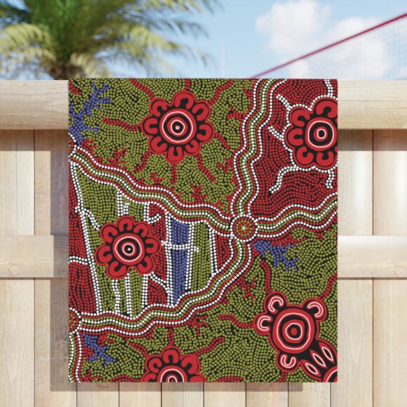 Vibrant Coral Reef Beach Towels - Connections - Image 11