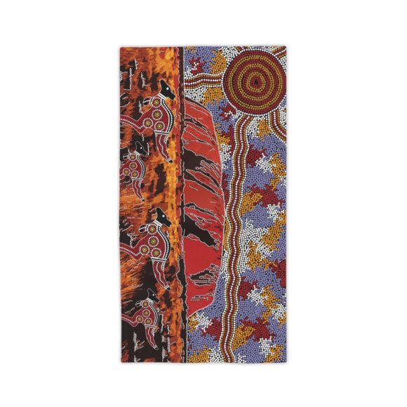 Vibrant Coral Reef Beach Towels – Uluru - Image 5