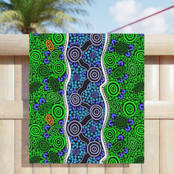 Vibrant Coral Reef Beach Towels – The River - Image 11