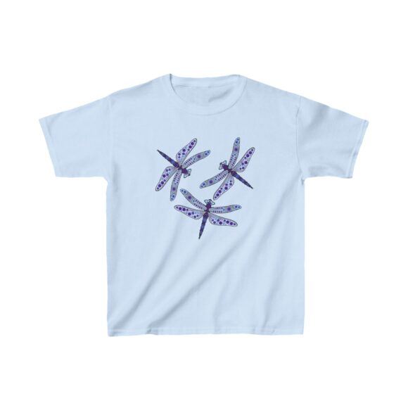 Kids Heavy Cotton Tee - Dragonflys - Image 7