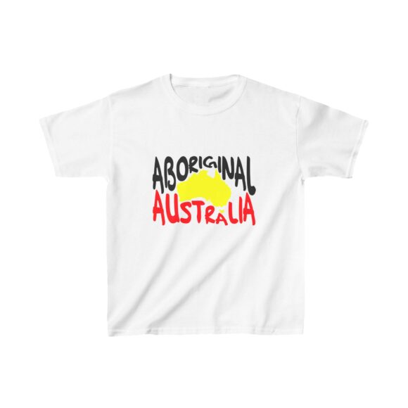 Kids Heavy Cotton Tee - Aboriginal Australia - Image 3