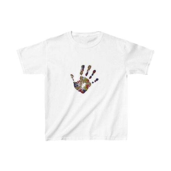 Kids Heavy Cotton Tee - Hand Wetland - Image 3