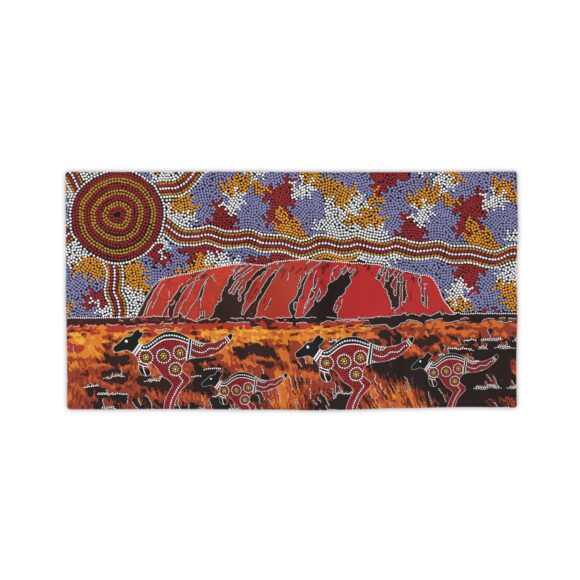 Vibrant Coral Reef Beach Towels – Uluru - Image 6