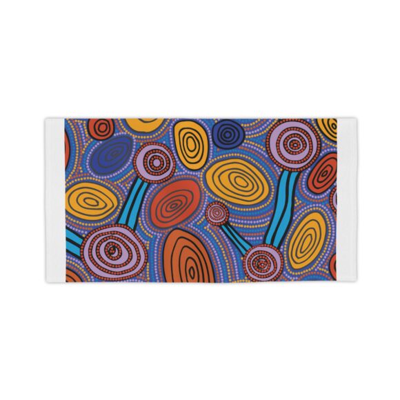 Vibrant Coral Reef Beach Towels – Skipping Stones (p) - Image 6