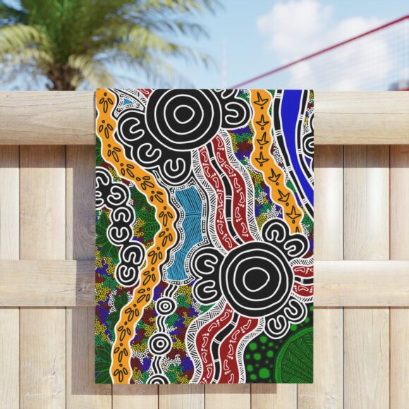 Vibrant Coral Reef Beach Towels – The Mural - Image 7