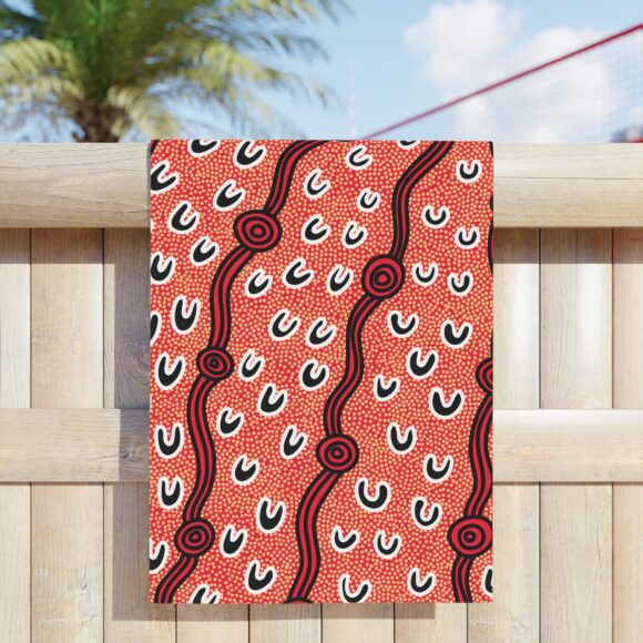 Vibrant Coral Reef Beach Towels – Meeting Grounds - Image 7