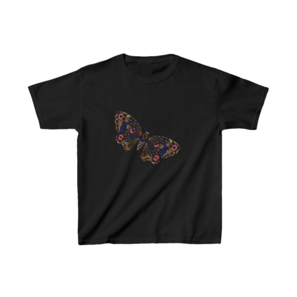 Kids Heavy Cotton Tee - Butterfly - Image 3