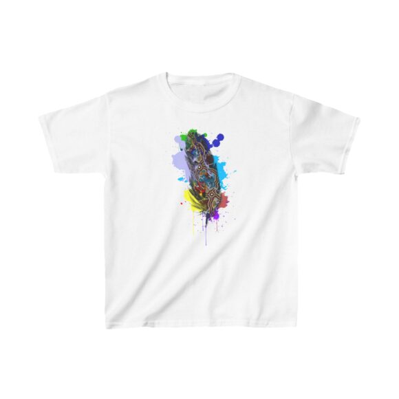 Kids Heavy Cotton Tee - Feather - Image 3