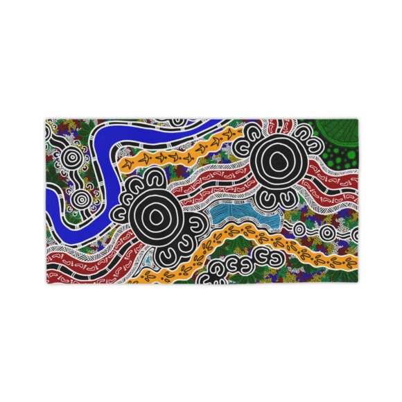 Vibrant Coral Reef Beach Towels – The Mural - Image 6