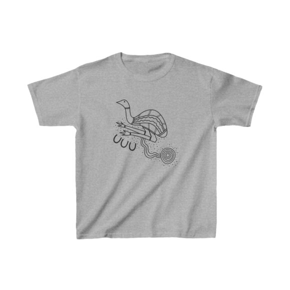 Kids Heavy Cotton Tee - Emu - Image 5