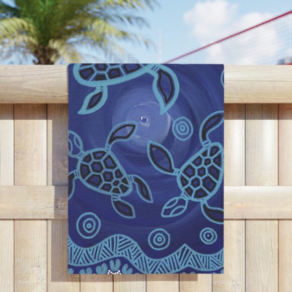 Vibrant Coral Reef Beach Towels – Sea Turtles 3 - Image 7