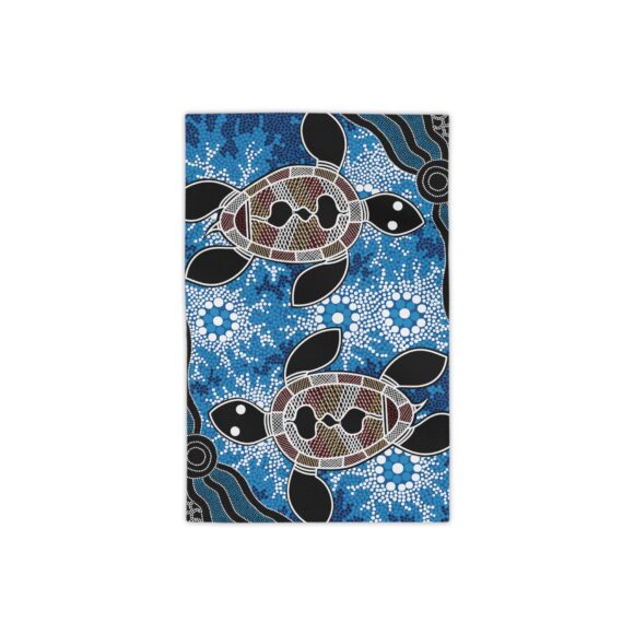 Vibrant Coral Reef Beach Towels – Sea Turtles