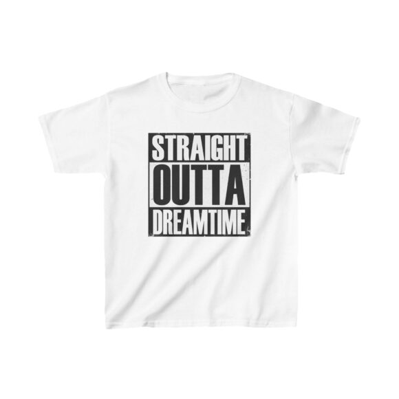 Kids Heavy Cotton Tee - Straight outta dreamtime - Image 3