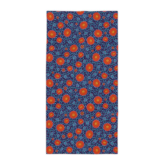 Vibrant Coral Reef Beach Towels – Rain Drops - Image 9