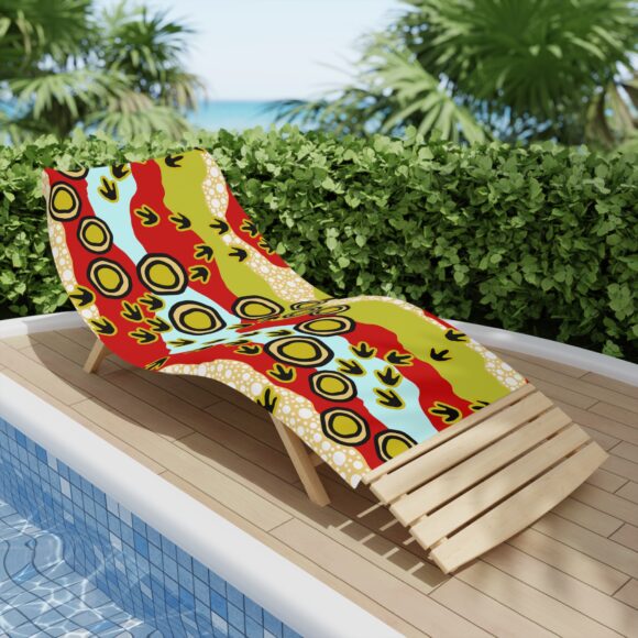 Vibrant Coral Reef Beach Towels – Emu Tracks 2 - Image 12