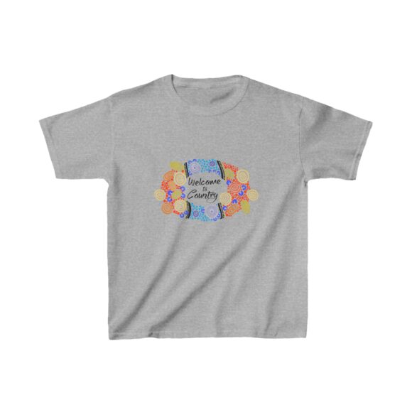 Kids Heavy Cotton Tee - Welcome to Country - Image 5