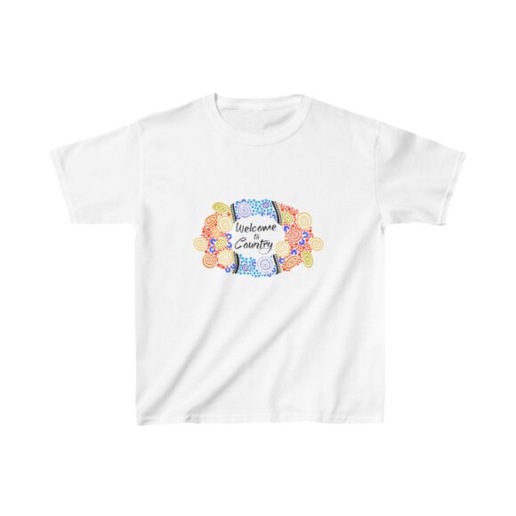 Kids Heavy Cotton Tee - Welcome to Country