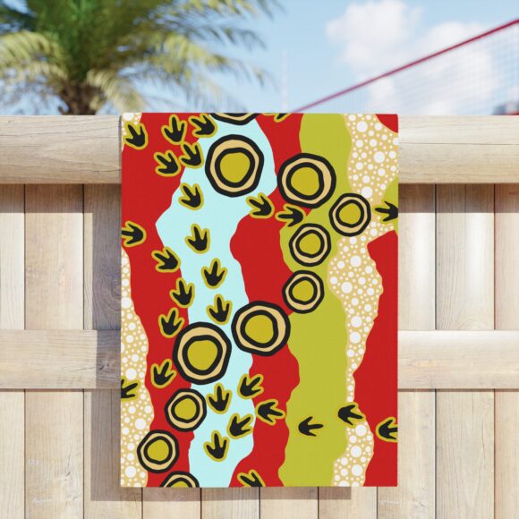 Vibrant Coral Reef Beach Towels – Emu Tracks 2 - Image 7