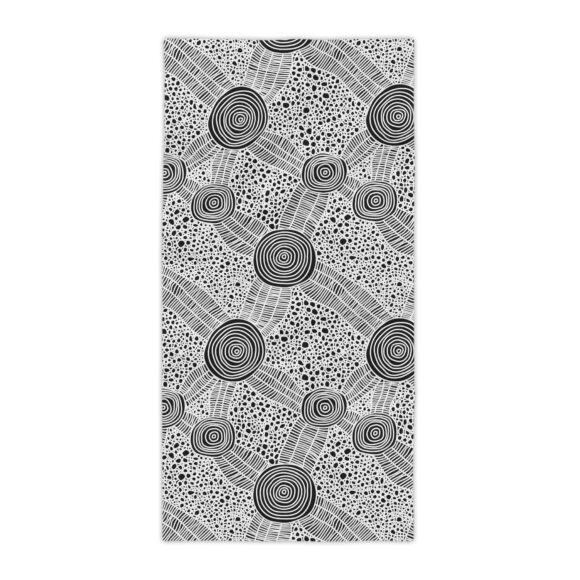 Vibrant Coral Reef Beach Towels – Rocky Waterholes - Image 9