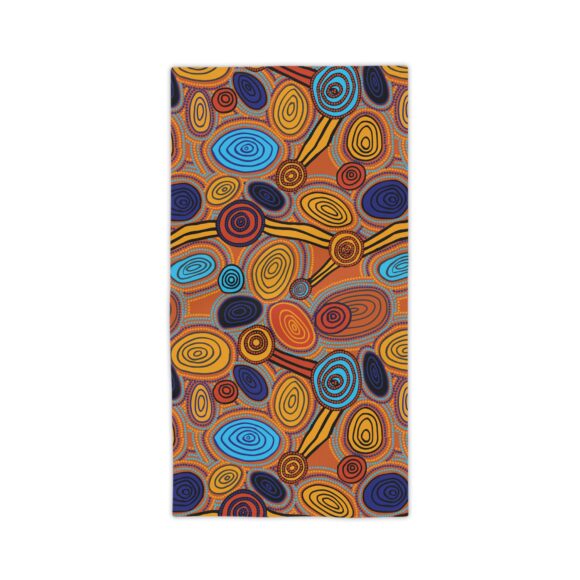 Vibrant Coral Reef Beach Towels – Skipping Stones - Image 5