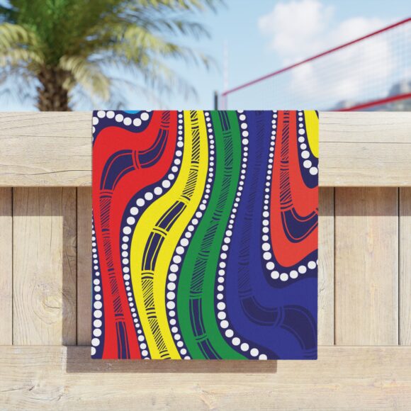 Vibrant Coral Reef Beach Towels – Groovy - Image 3